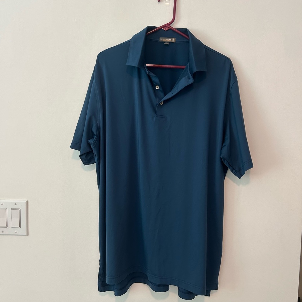 Peter Millar Blue Summer Comfort Polo Shirt